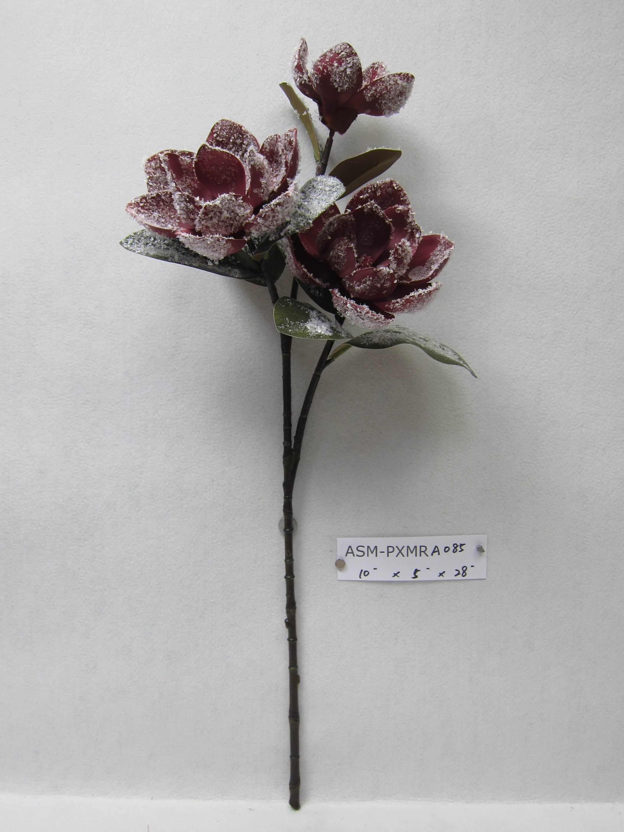 28"H Burgundy Floral Pick