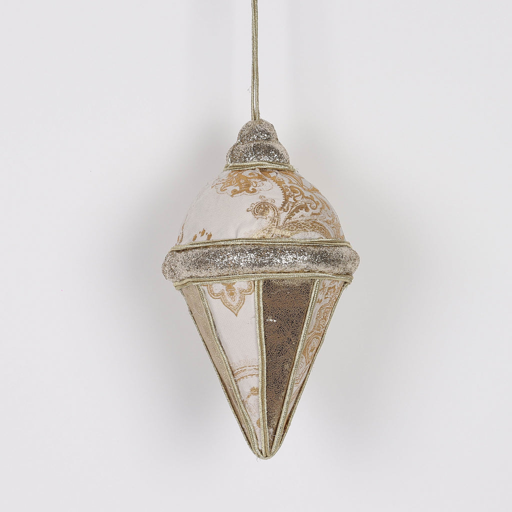 4.728 X 4.728 X 8.274"H GOLD FINIAL ORNAMENT