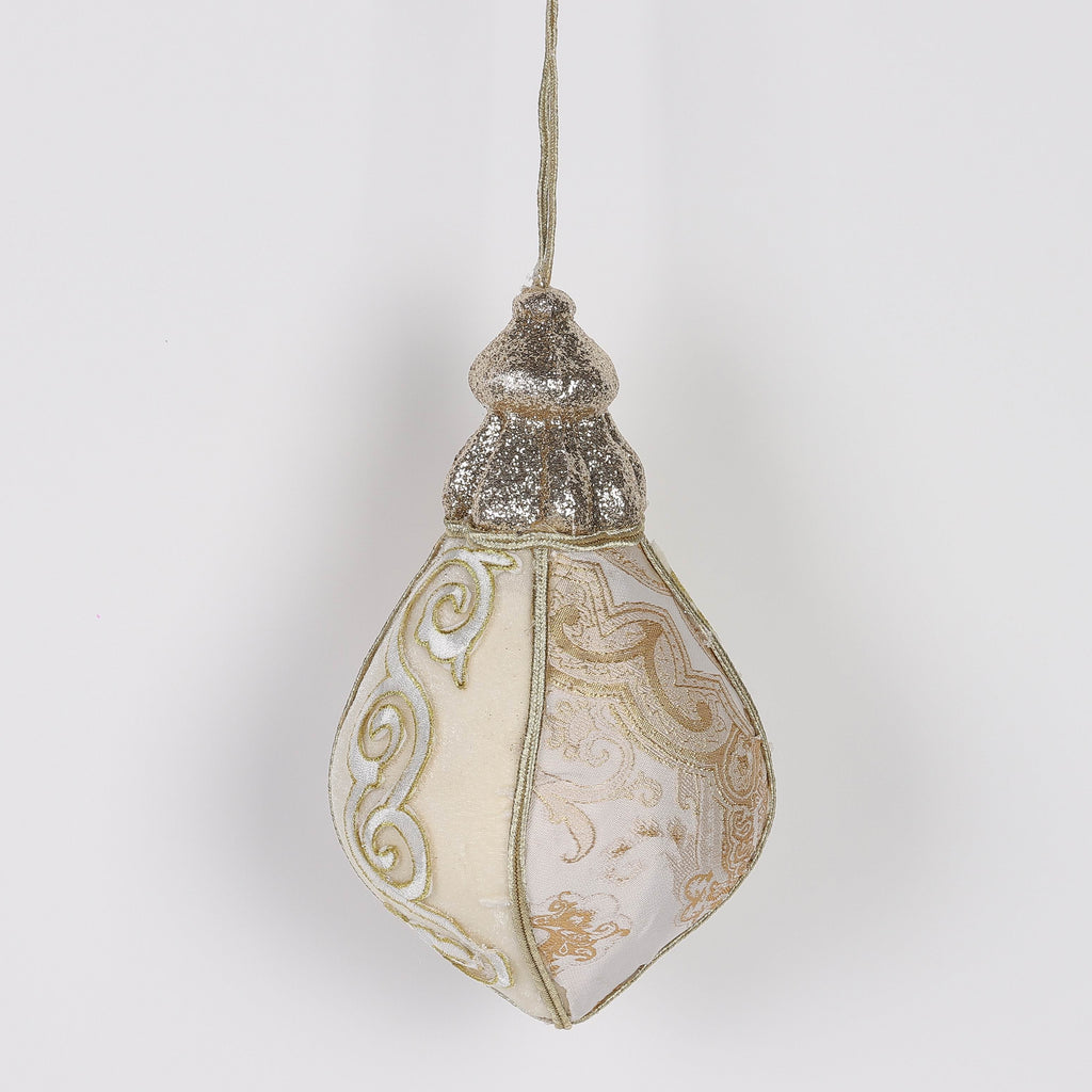 4.728 X 4.728 X 8.274"H GOLD FINIAL ORNAMENT