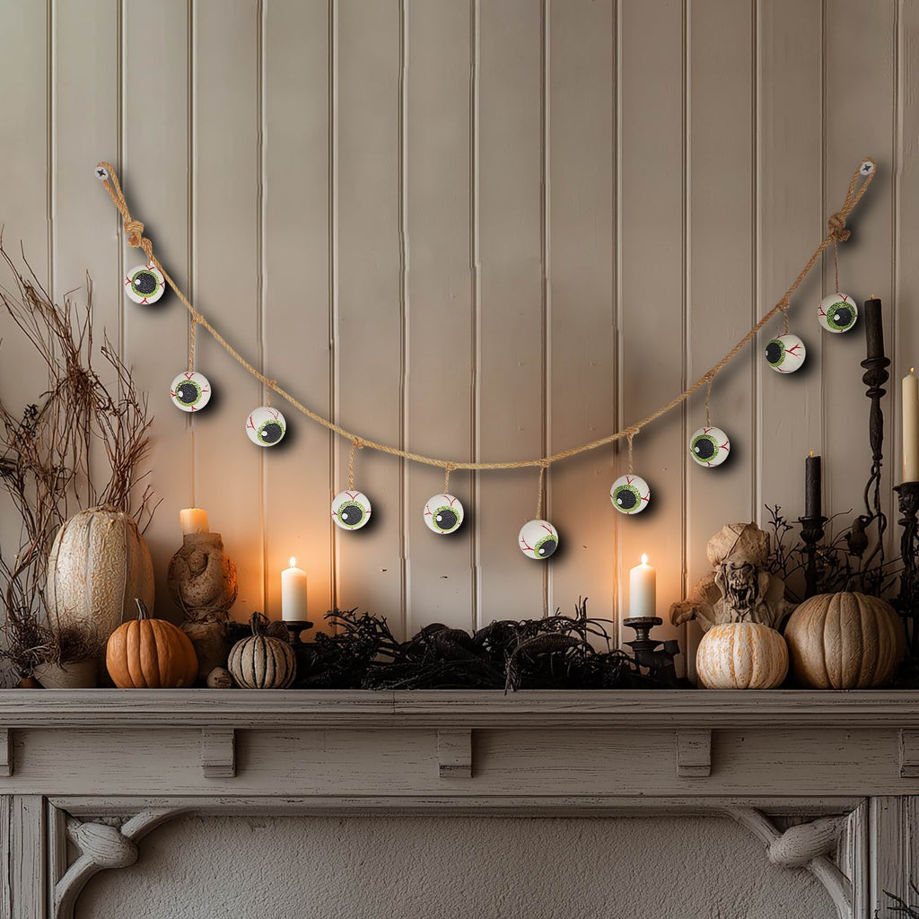 60"L. Halloween Eyes Long Garland