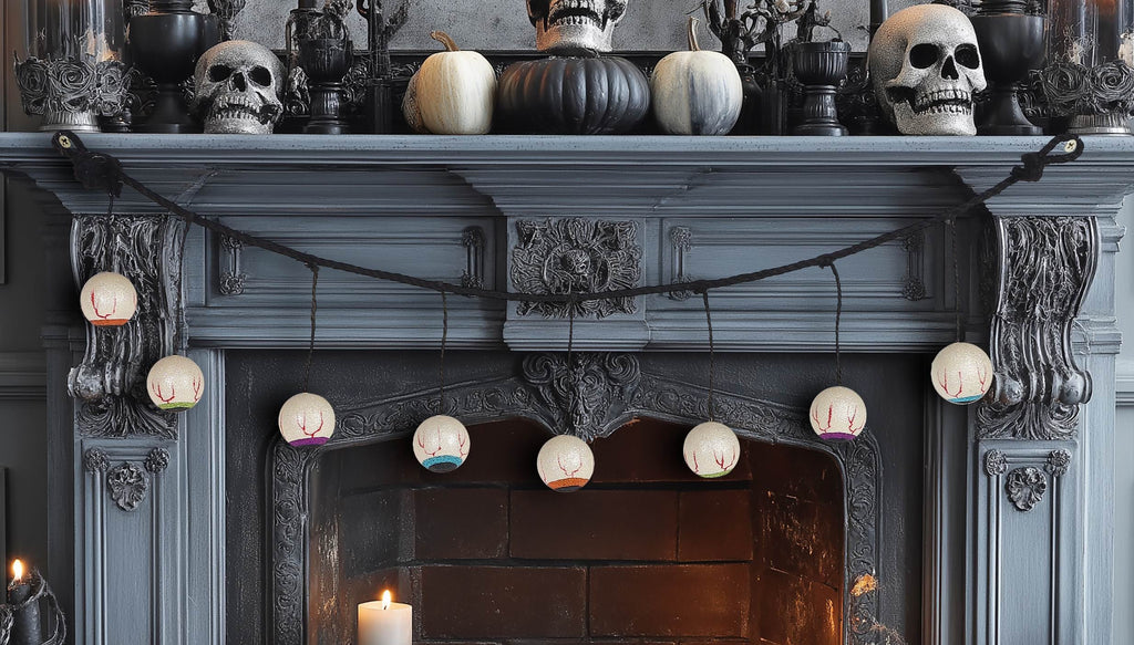 45"L. Halloween Eyes Long Garland