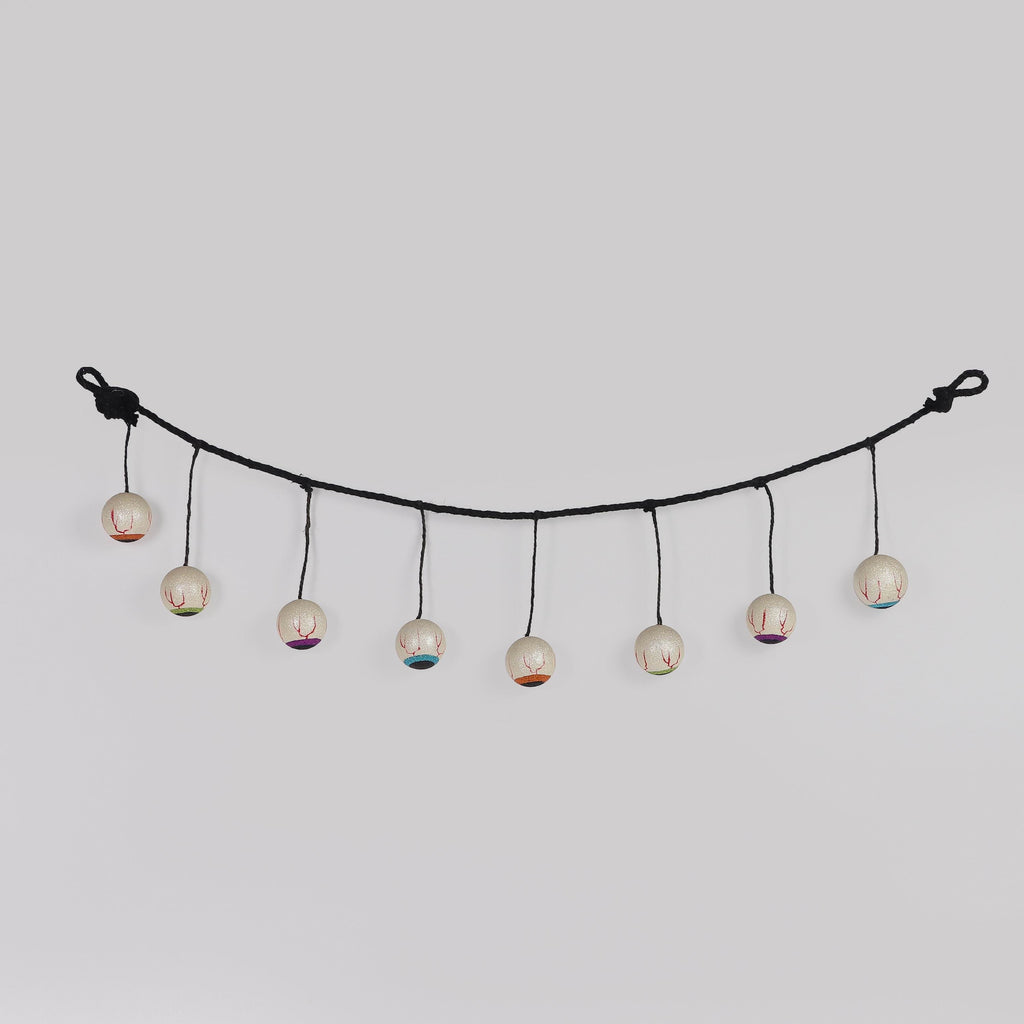 45"L. Halloween Eyes Long Garland