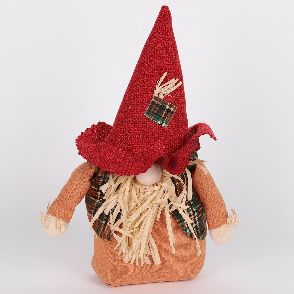 5 X 5 X 11"H HARVEST GNOME DECOR