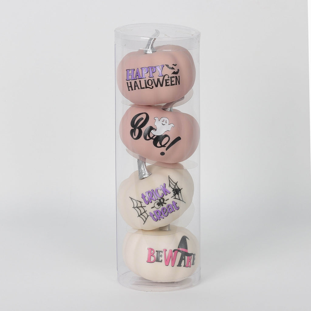4 Piece Artificial Assorted Pumpkins