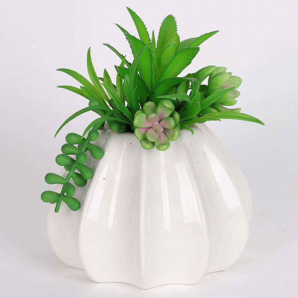 5.75 X 5.75 X 7"H ARTIFICIAL GREENERY DECOR