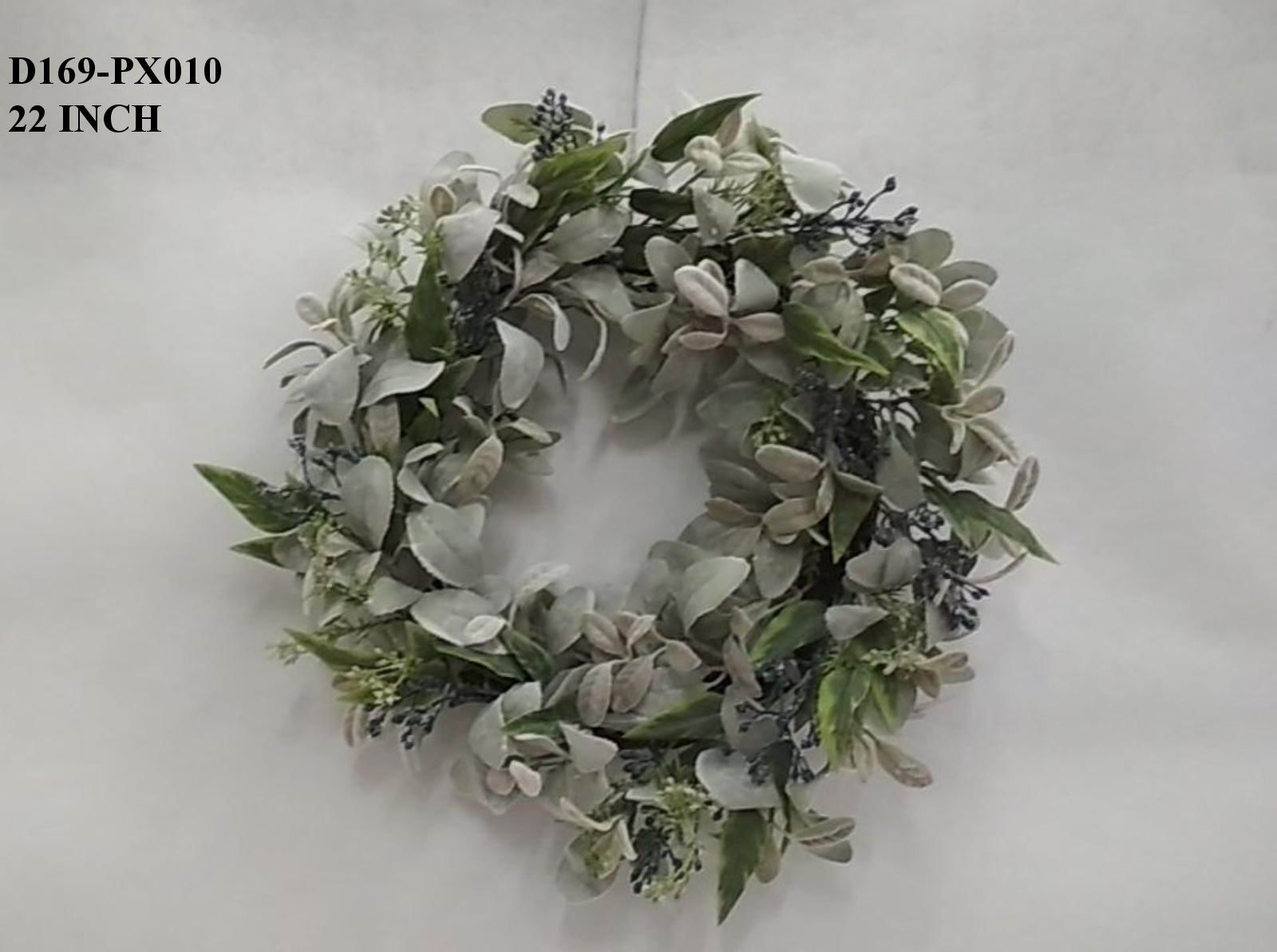 22"D. Floral Wreath