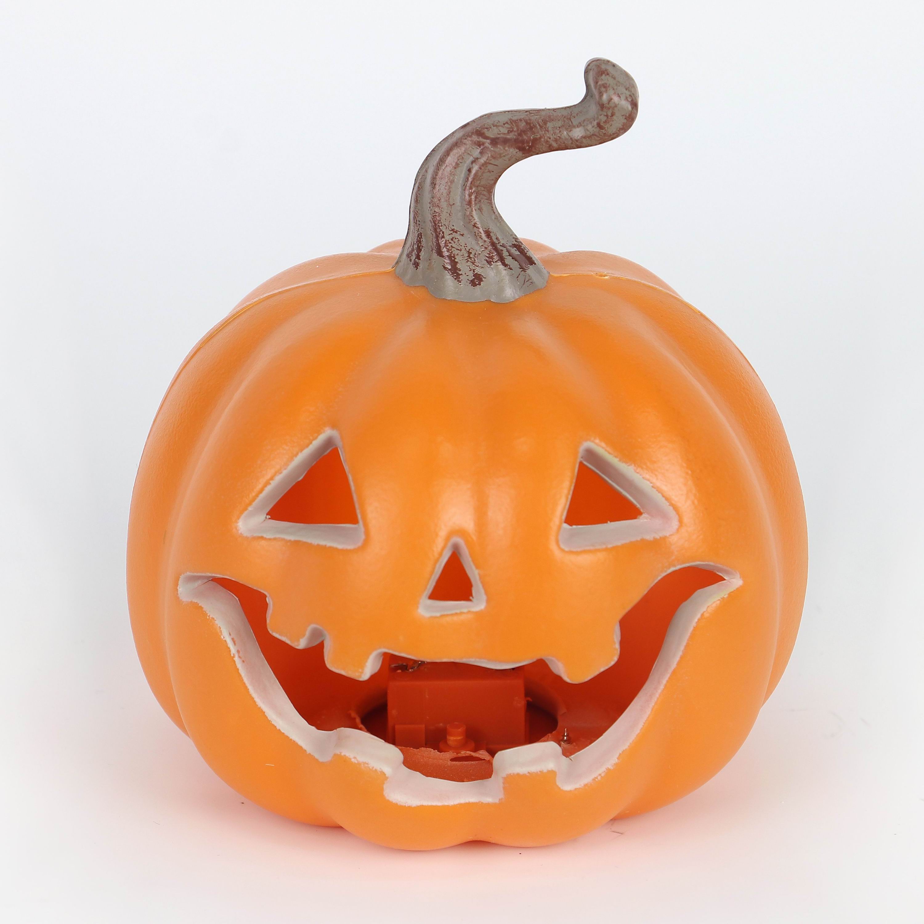 5 IN LED ORANGE PUMPKIN