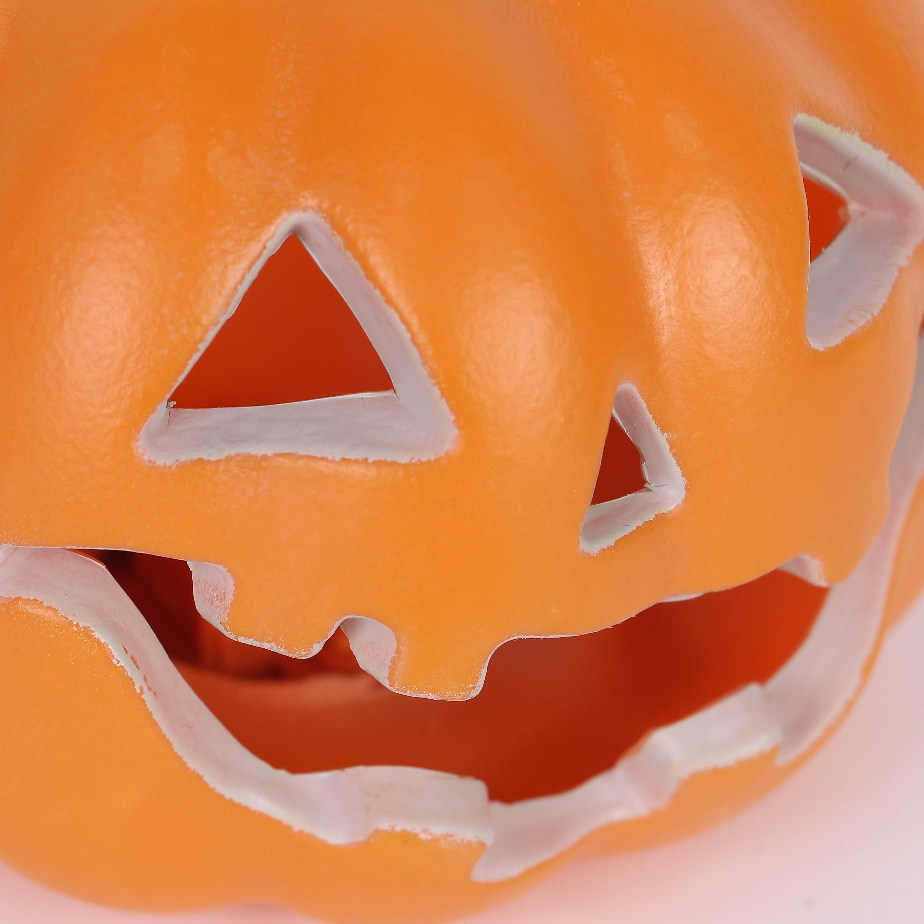 5 IN LED ORANGE PUMPKIN