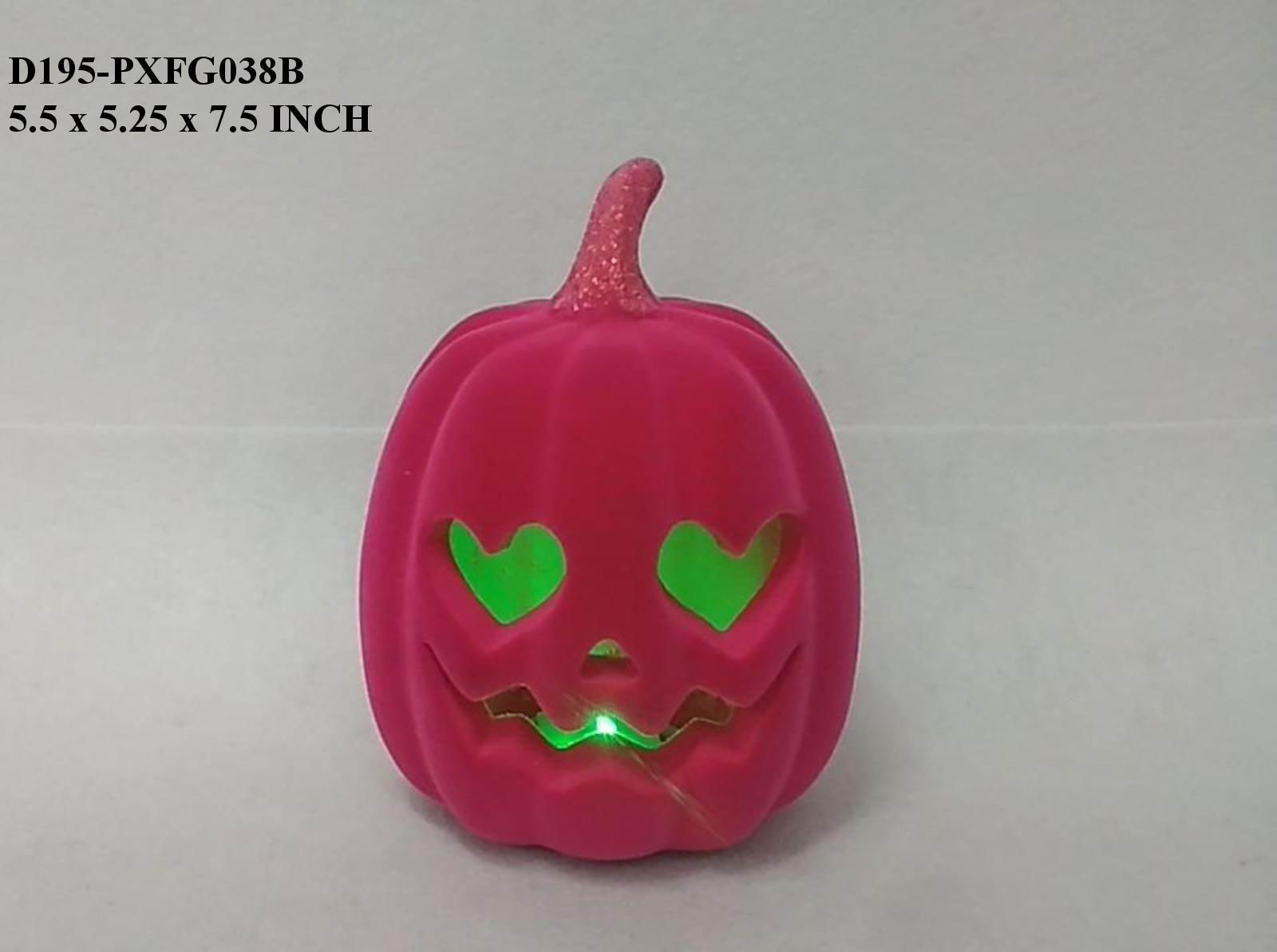 7.5" Halloween Lighted  Pumpkin