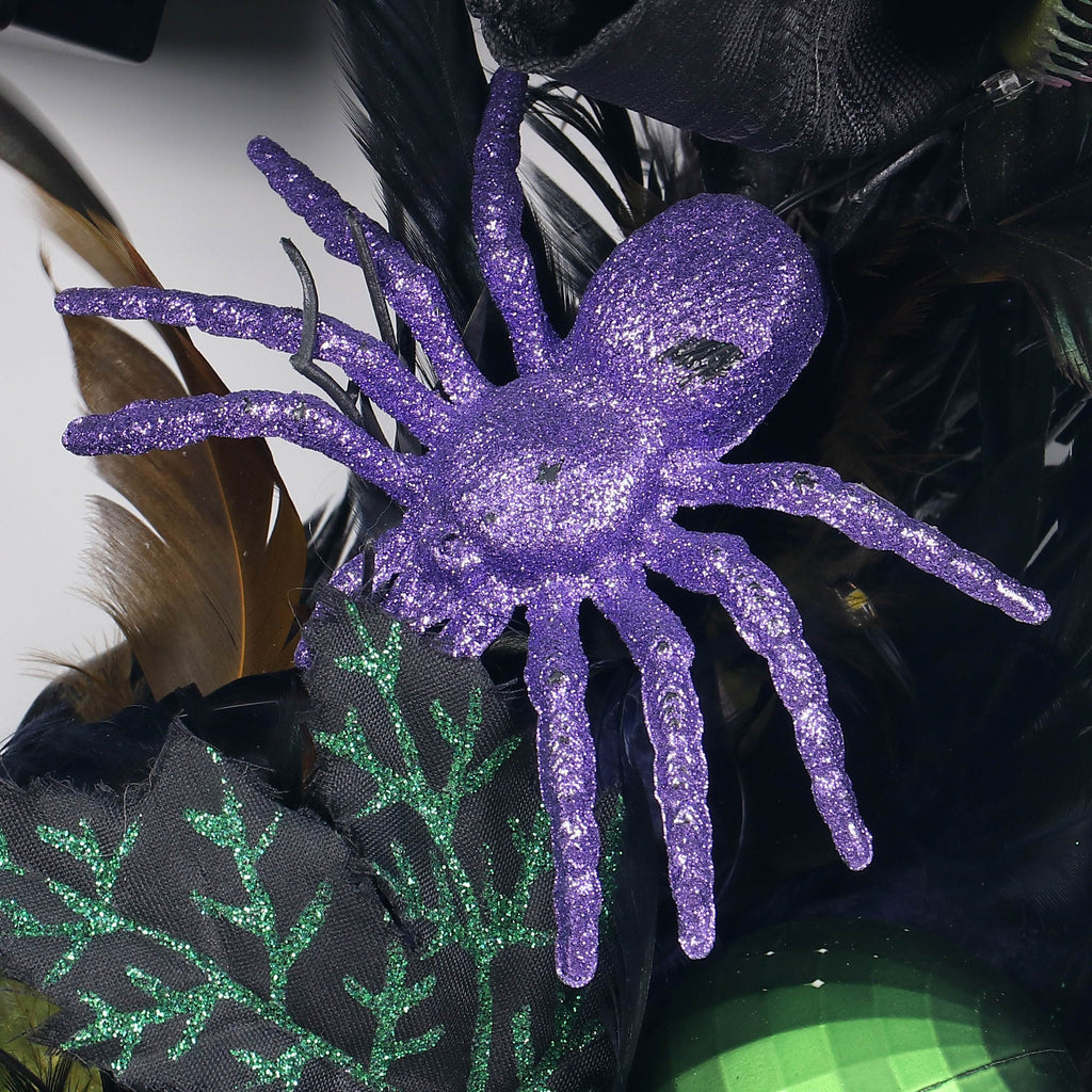 26" Prelit Witch Wreath