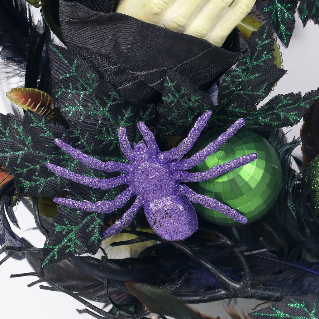 26" Prelit Witch Wreath