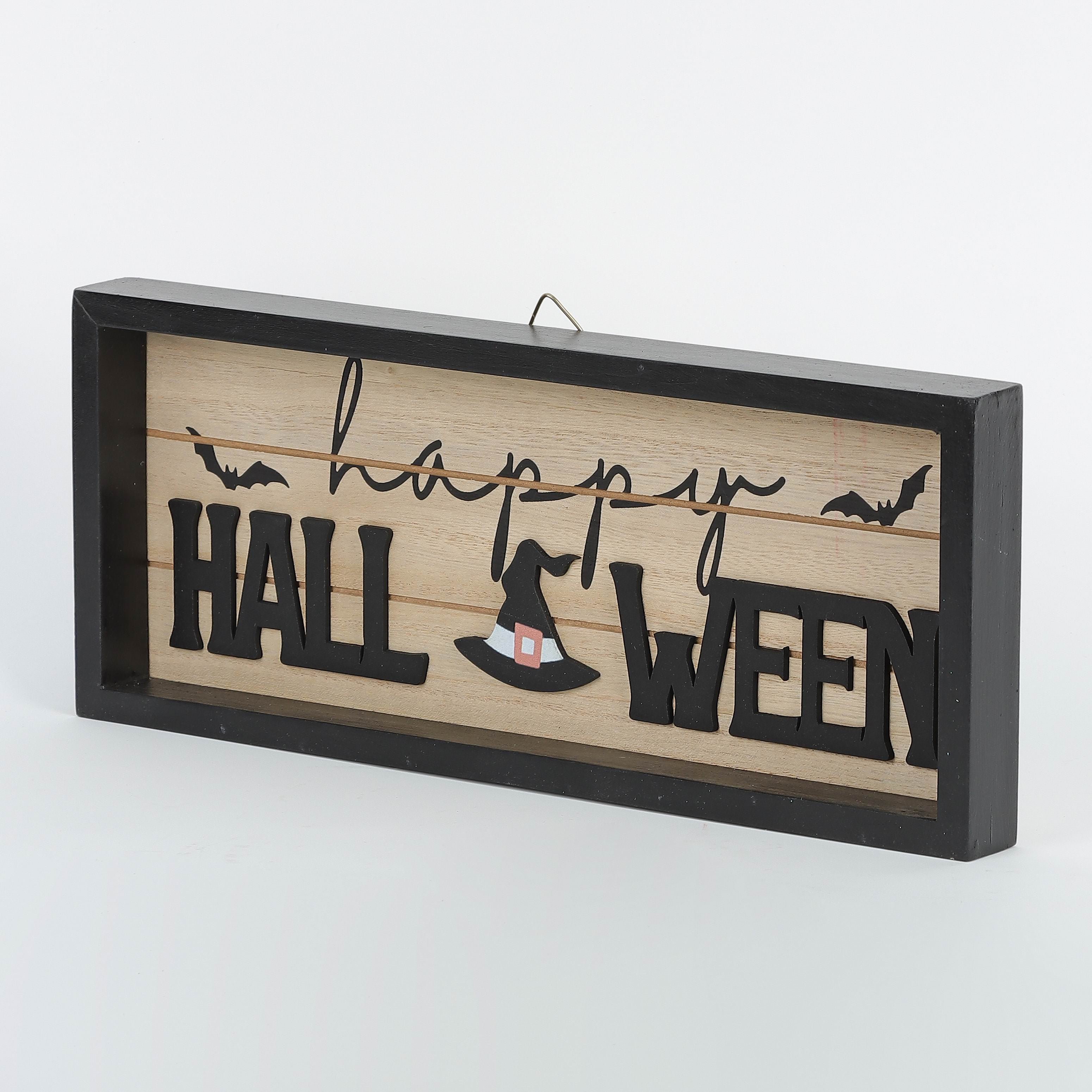 5"H HAPPY HALLOWEEN WALL DECOR
