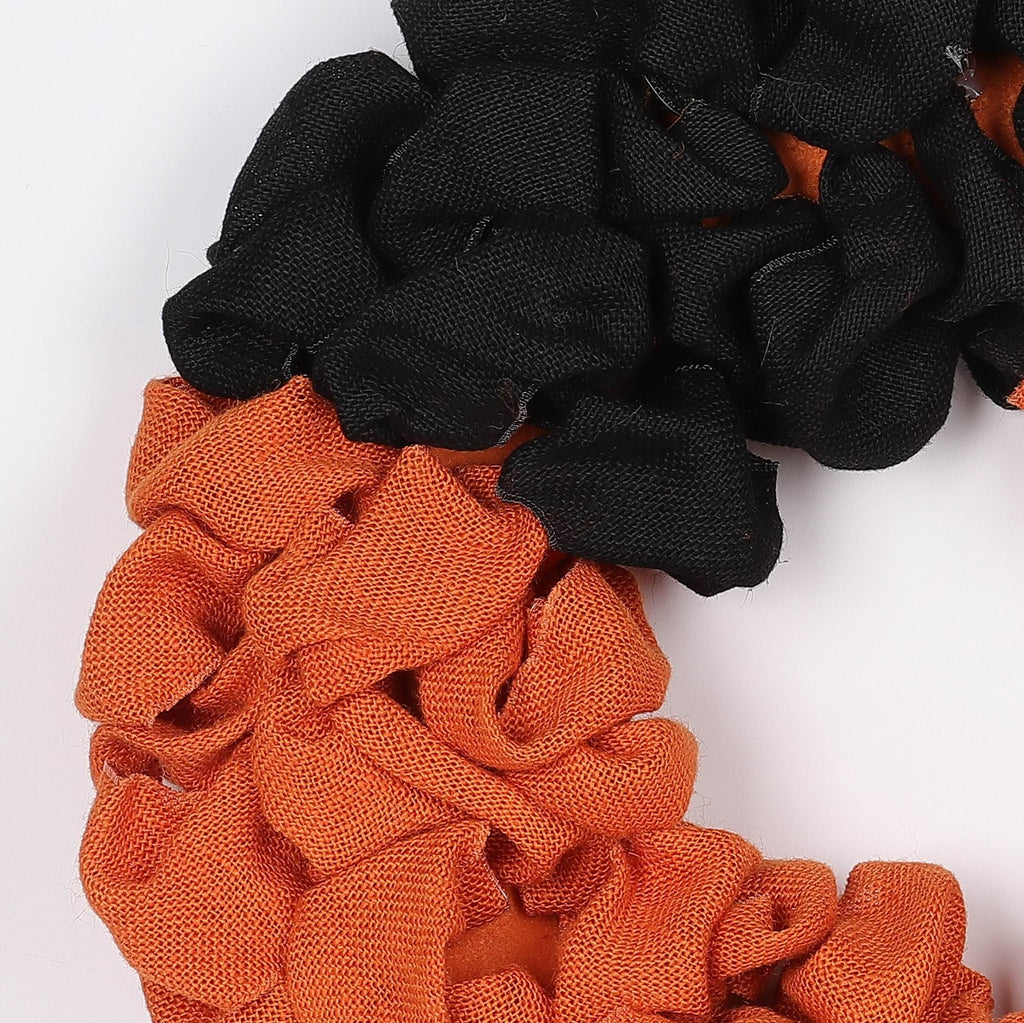 24 X 24 X 4"H HALLOWEEN BURLAP WREATH