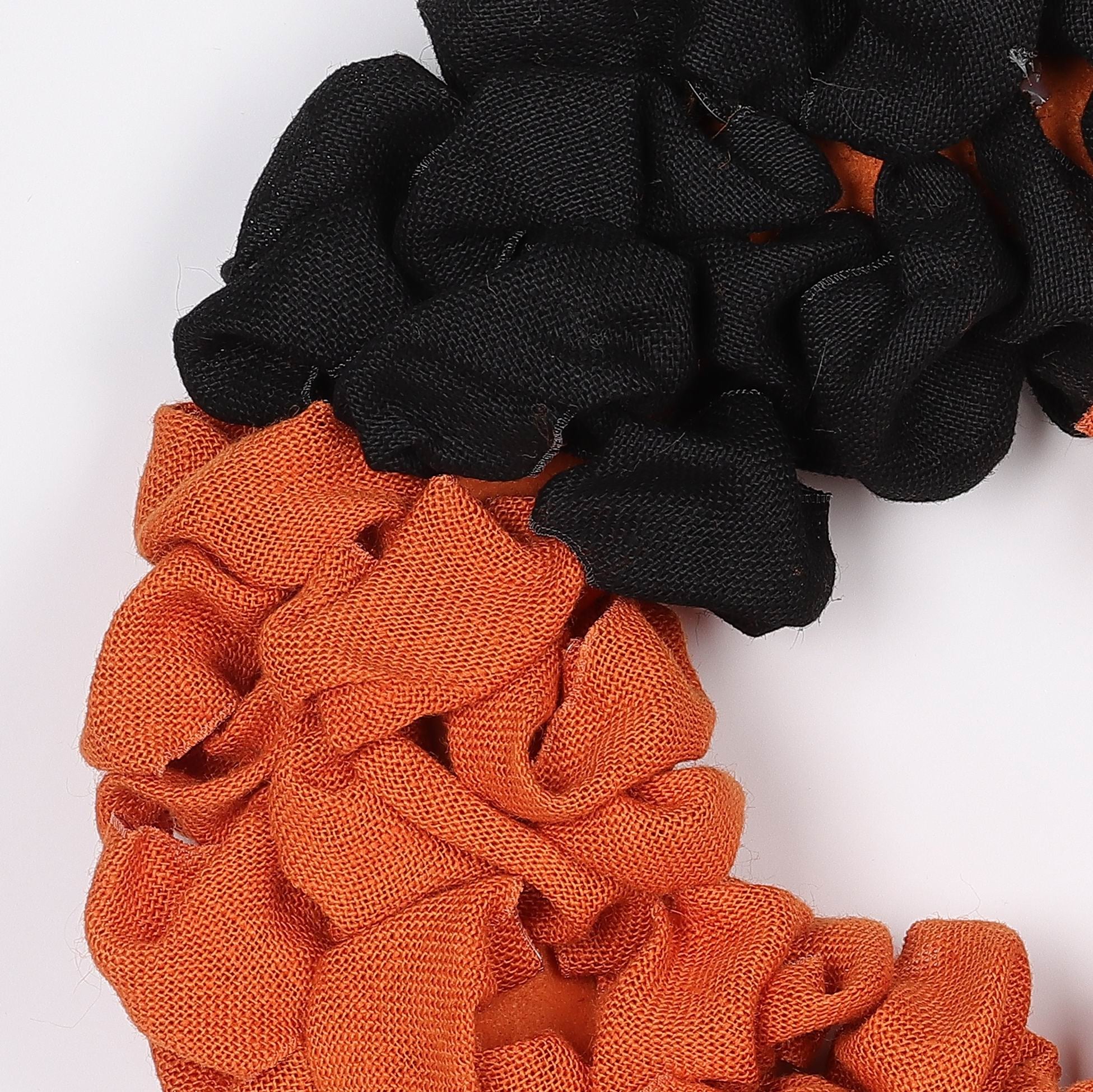 24 X 24 X 4"H HALLOWEEN BURLAP WREATH