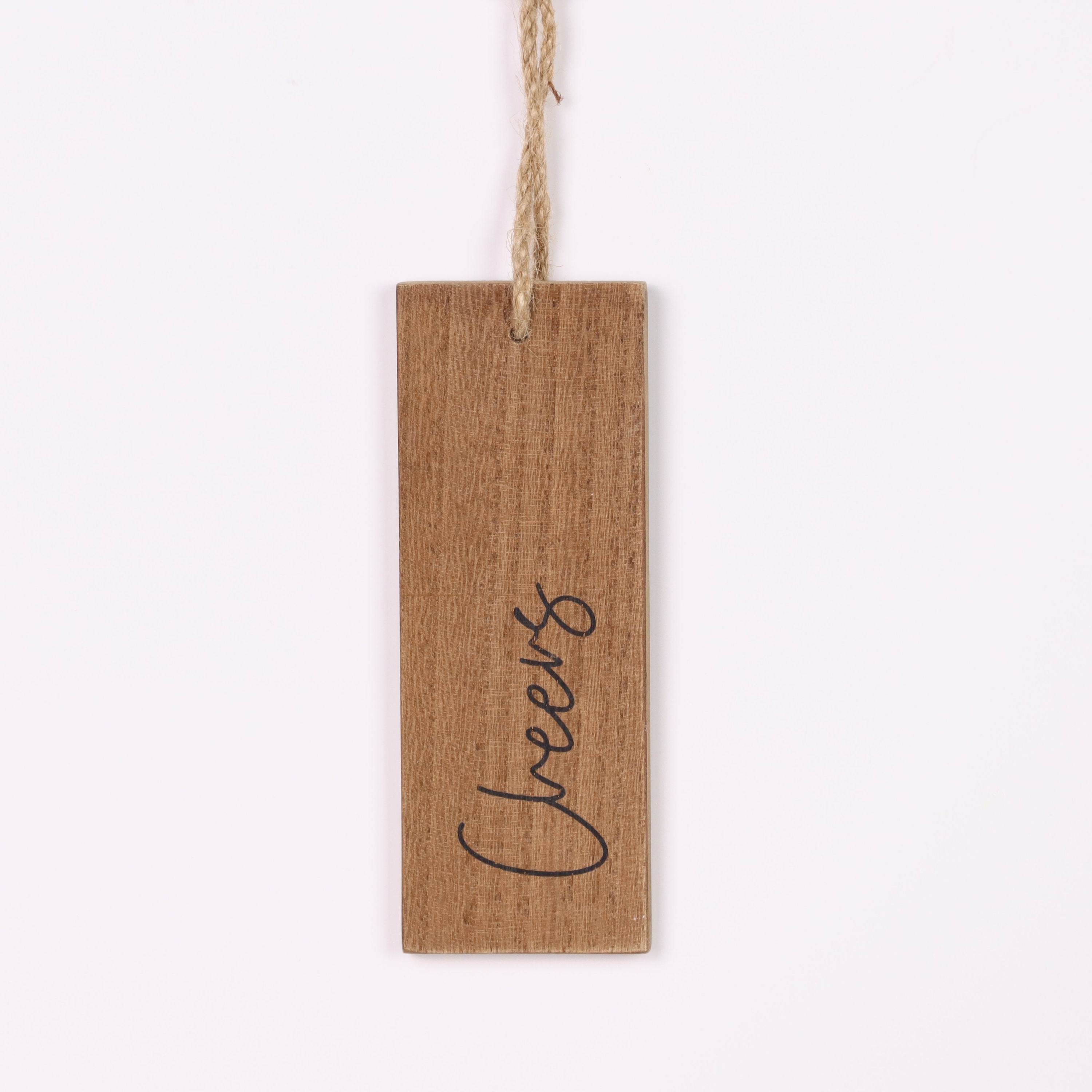 "Cheers" ornament