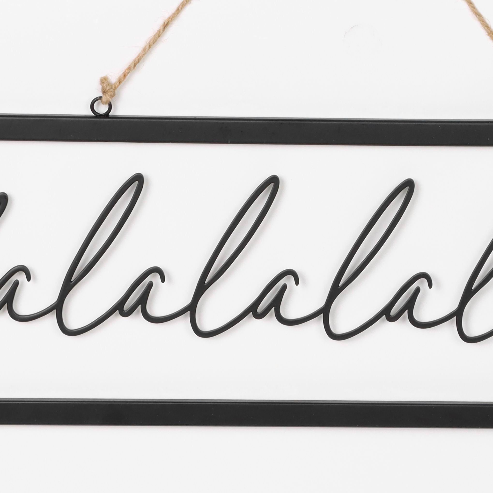 "Falalala" signage