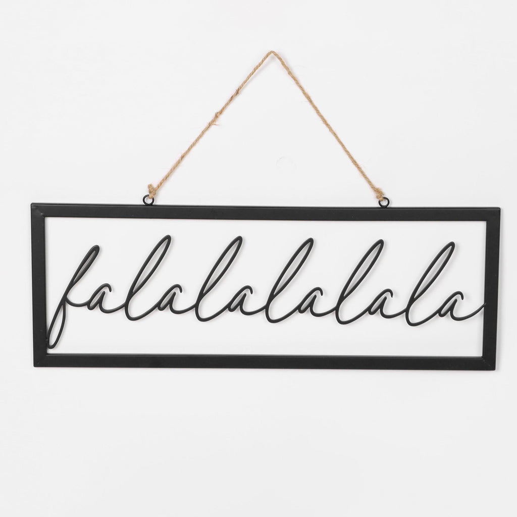"Falalala" signage