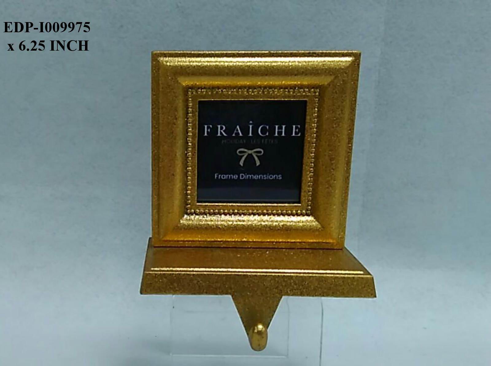 6.25"H.Gold Frame Stocking Holder