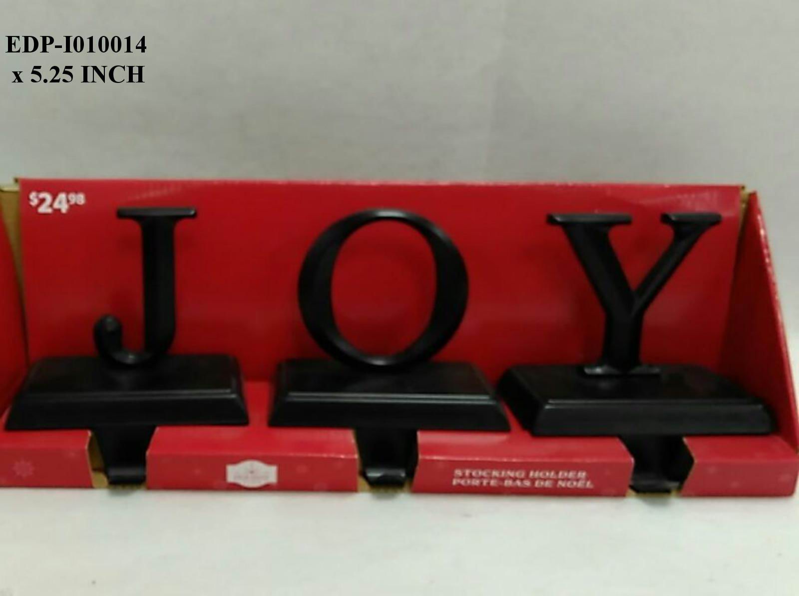 5.25"H.  JOY Set Stocking Holder