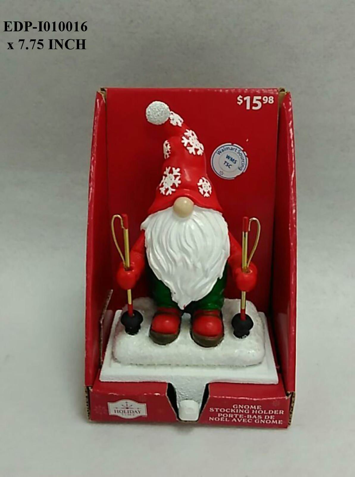 7.75"H. Gnome stocking Holder