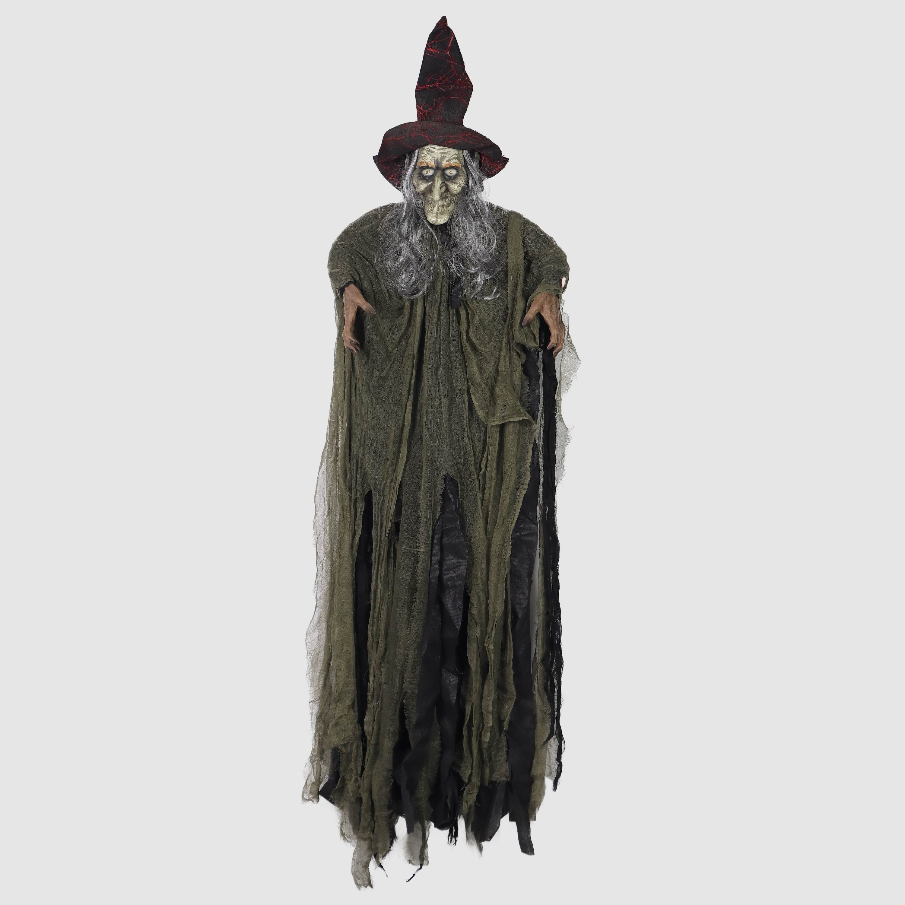 68" Halloween Hanging Dressed Witch