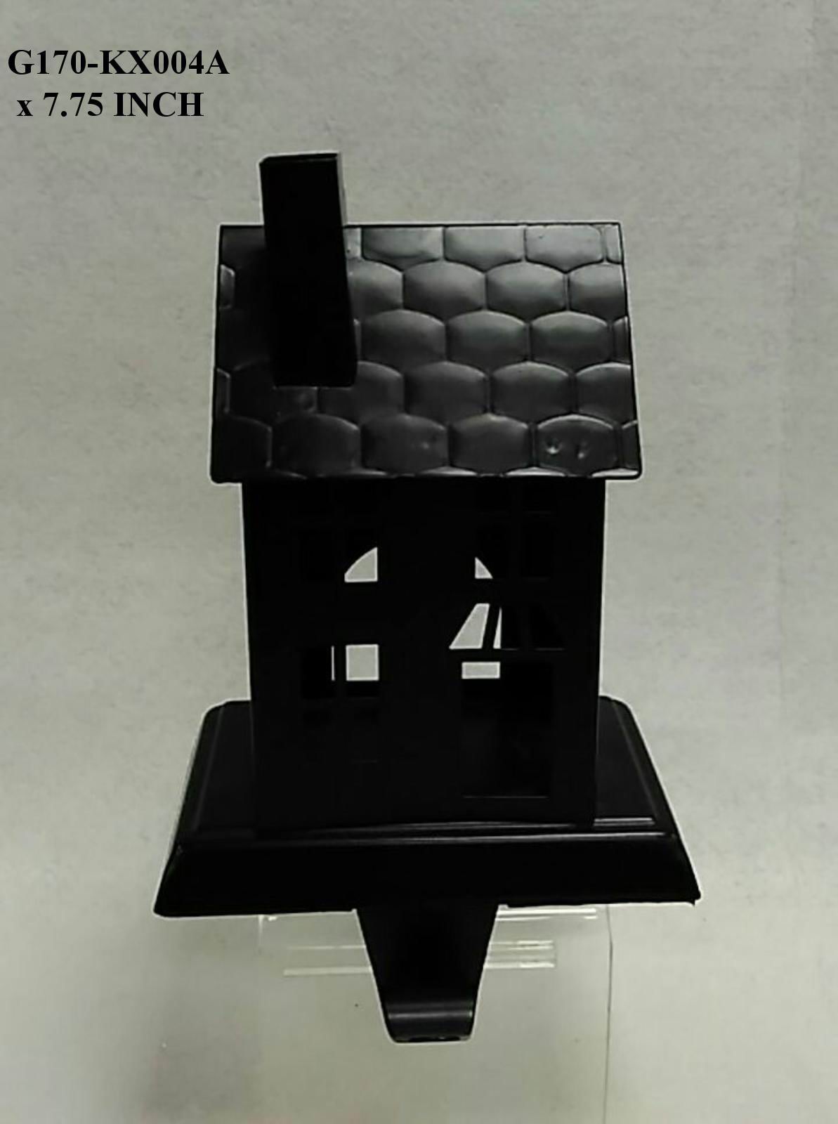 7.75"H. Metal House Stocking Holder