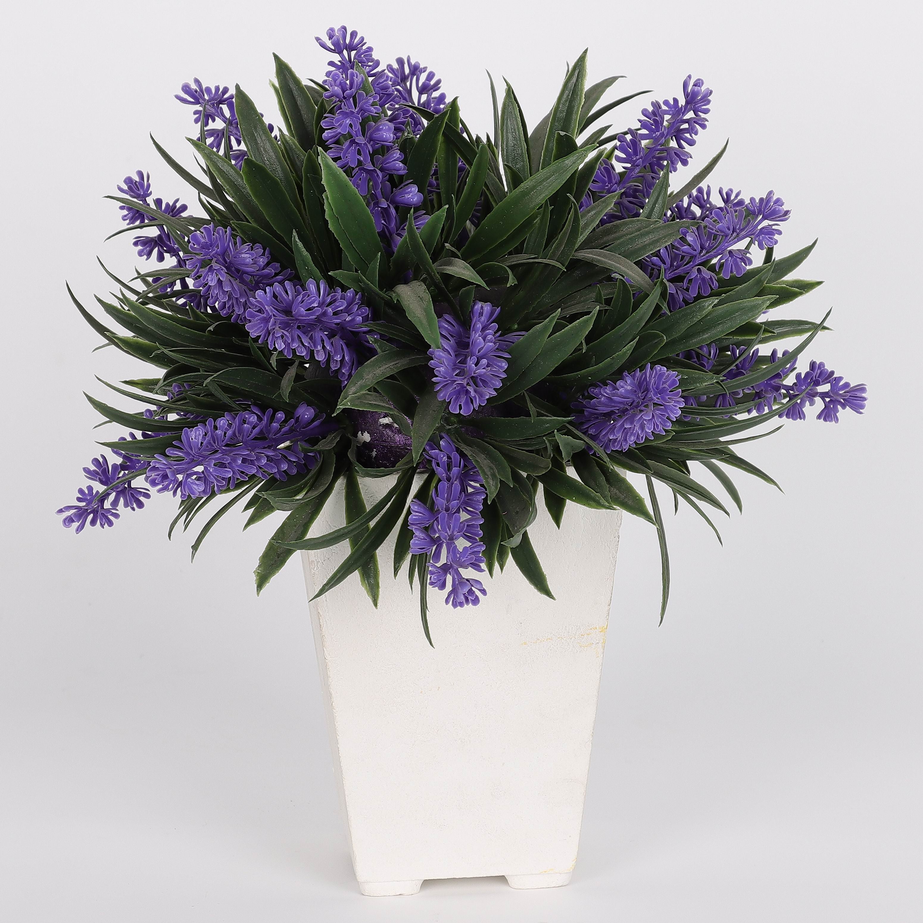 3.5 X 3.5 X 8.5"H ARTIFICIAL FLORAL DECOR