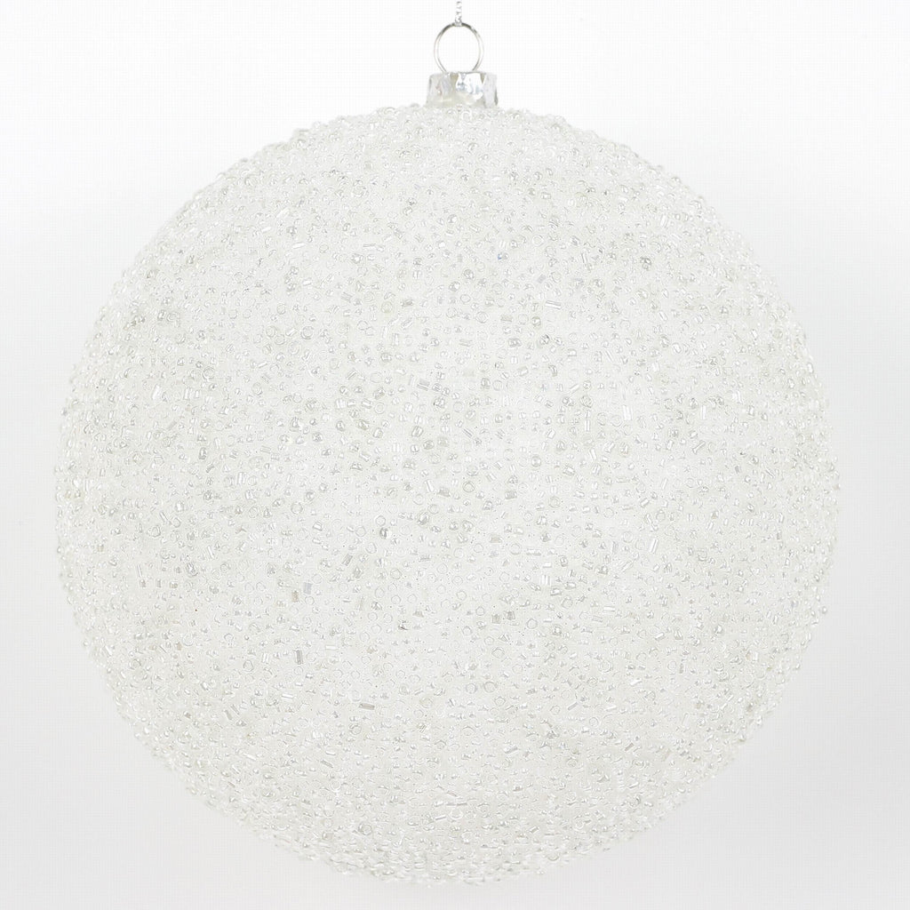 5 beaded ball ornament