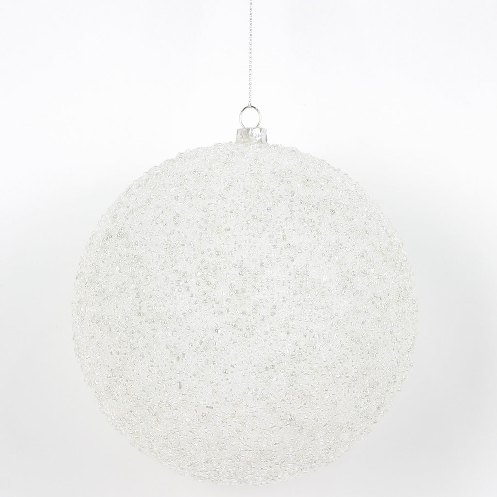 5 beaded ball ornament