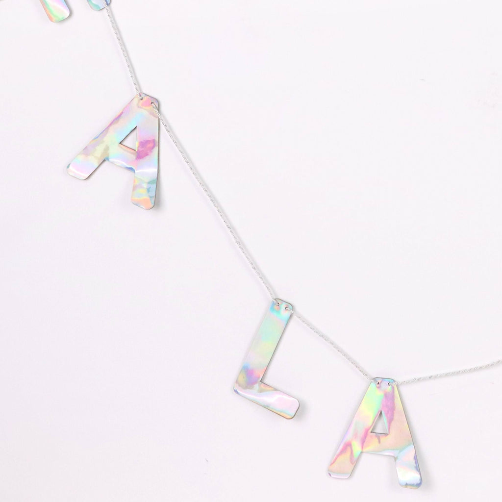 "Falalala" garland
