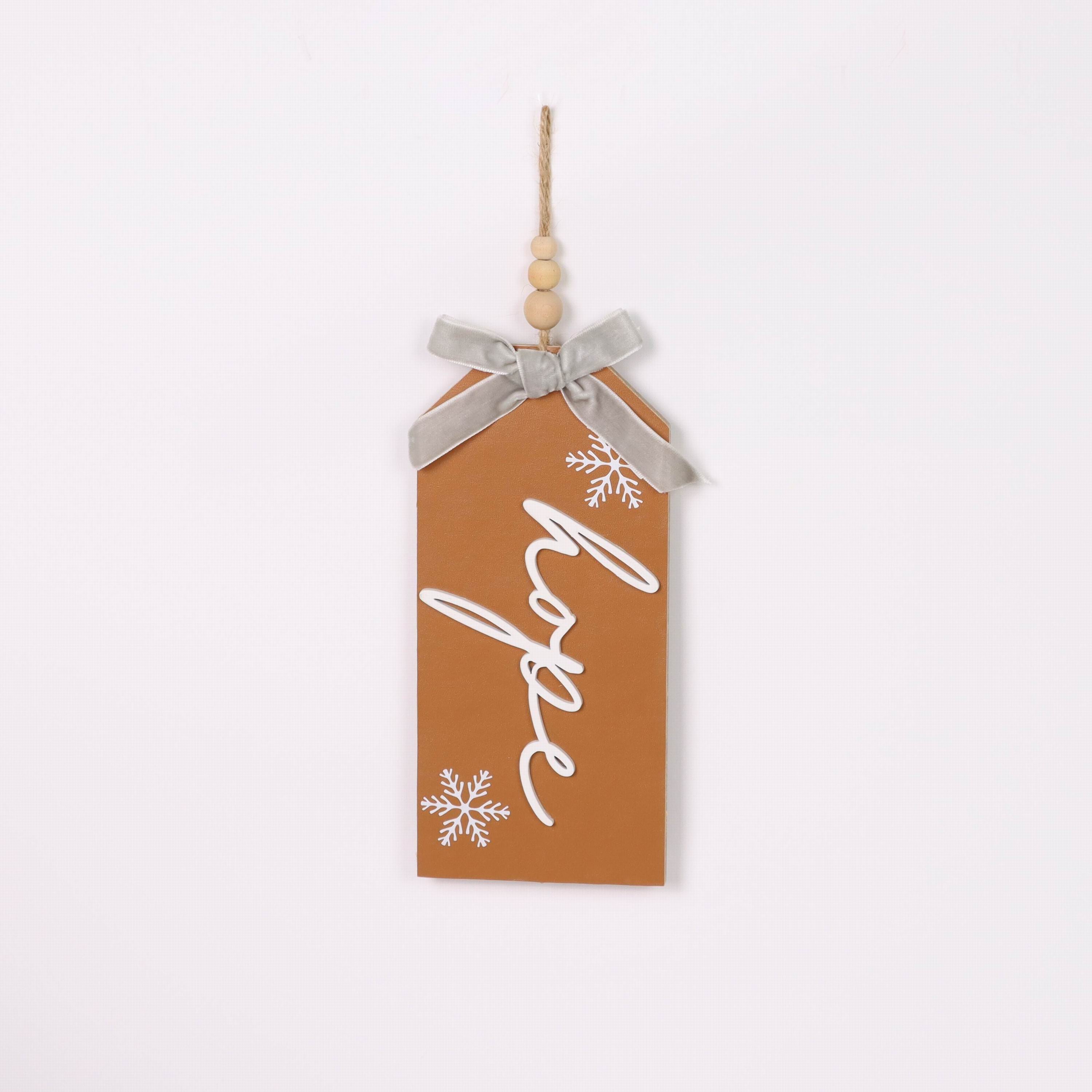 "hope" Signage ornament