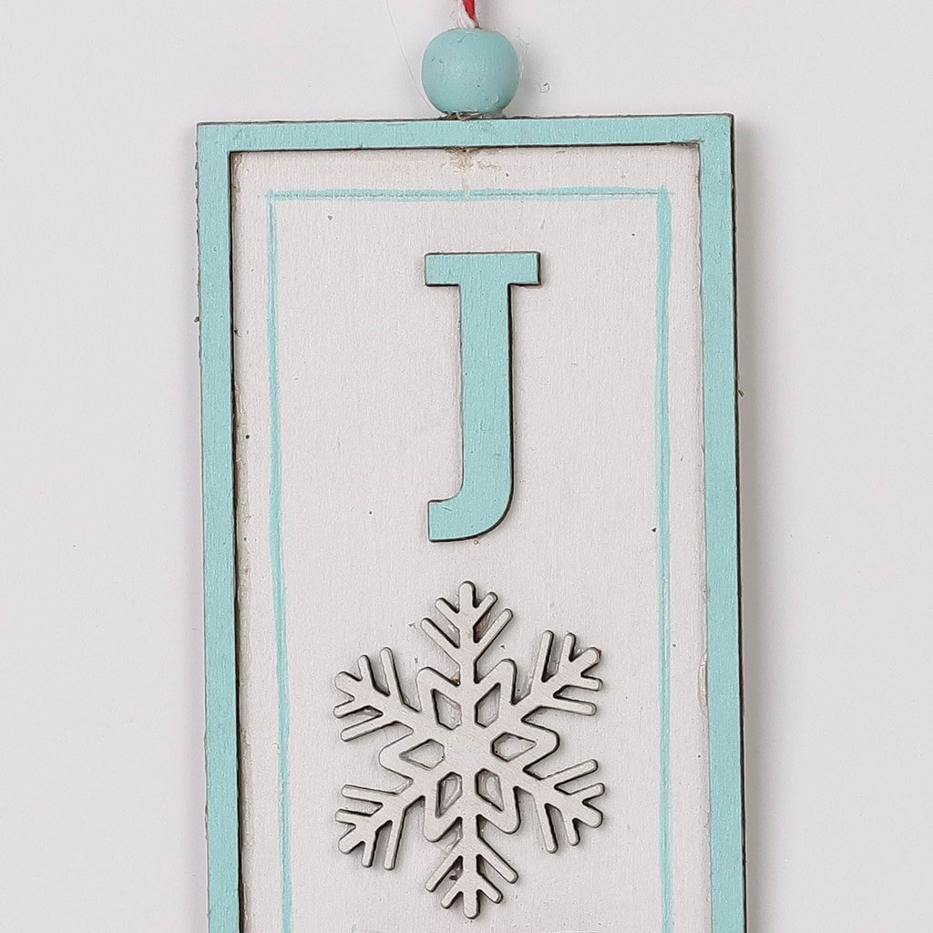 "Joy" signage ornament