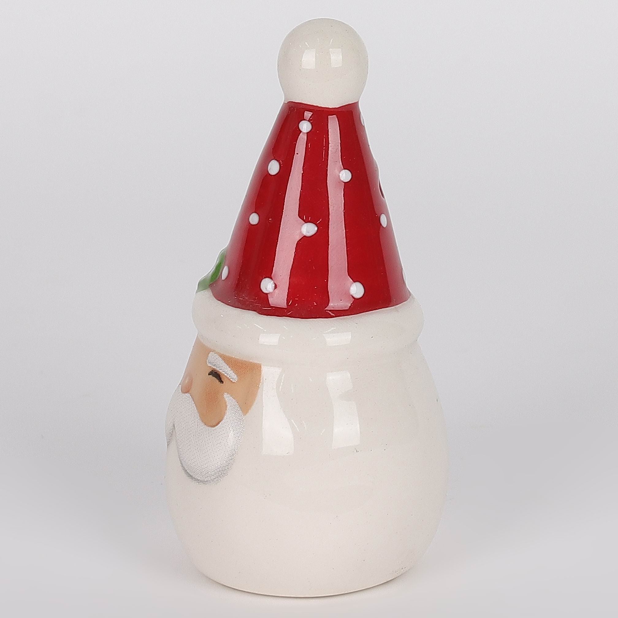 1.5 X 1.5 X 3"H SANTA HEAD DECOR