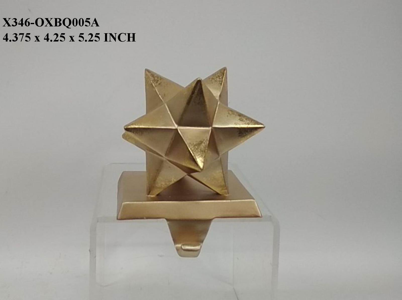 5.25" Multi pointed Star Stocking Holder