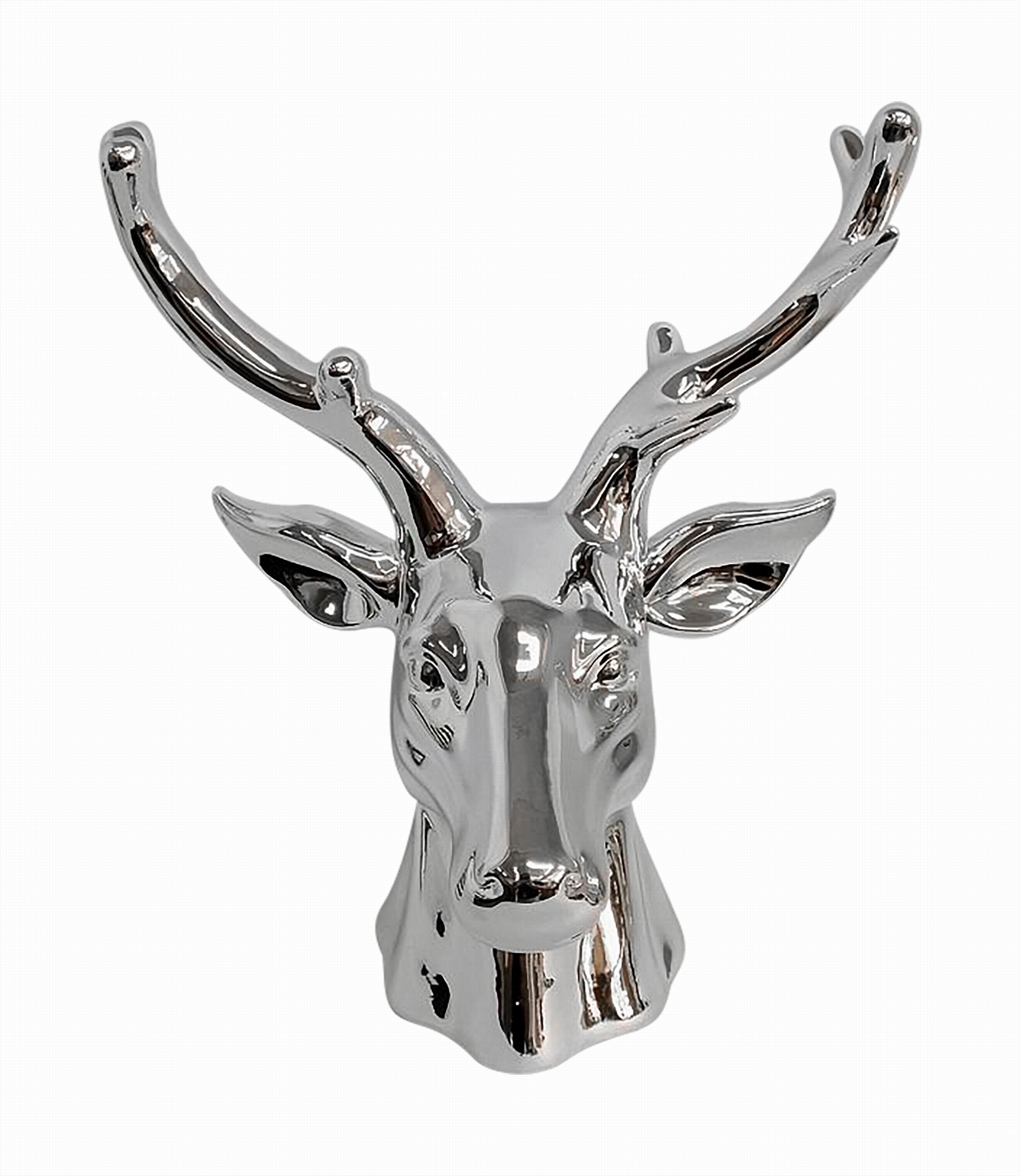 10.5" Ceramc Deer Head