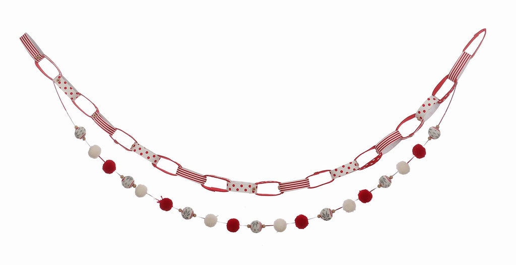 6 Feet Pompom Chain Garland