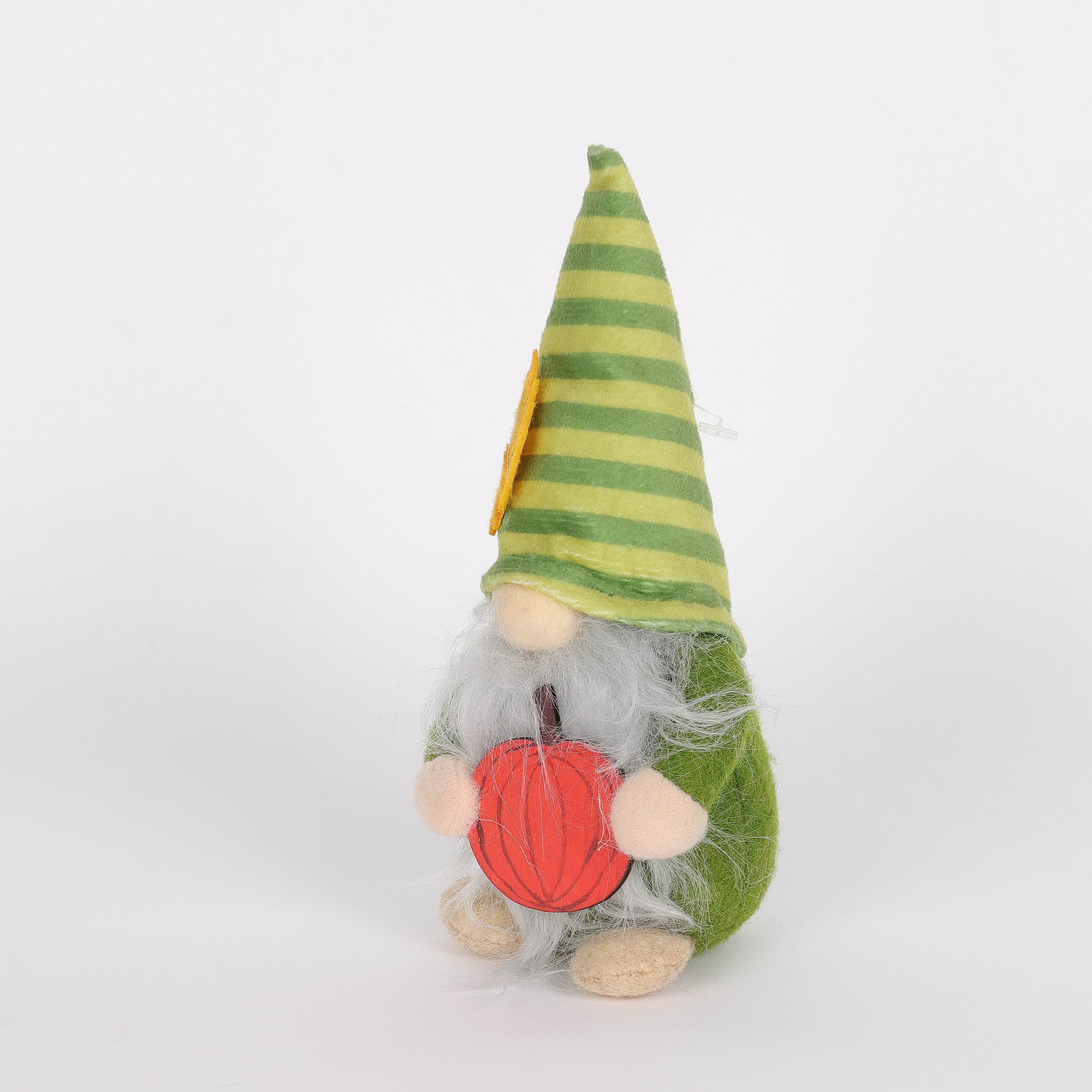 3.25 X 2.75 X 7"H STANDING GNOME DECOR