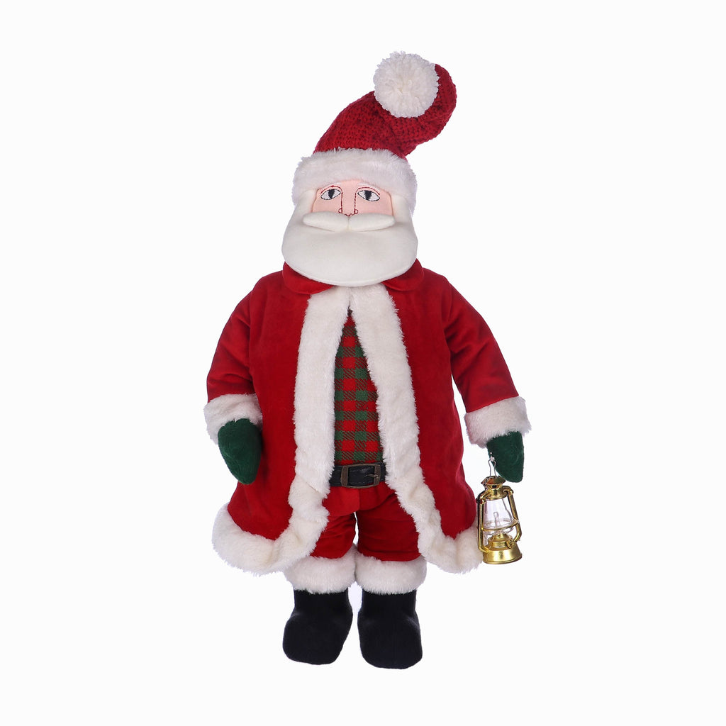 10 X 7 X 26"H SANTA HOLDING LAMP