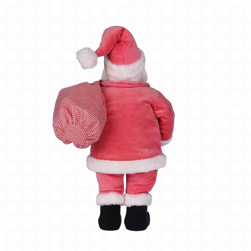 12 X 7.5 X 25"H SANTA IN RED W/PACKAGE