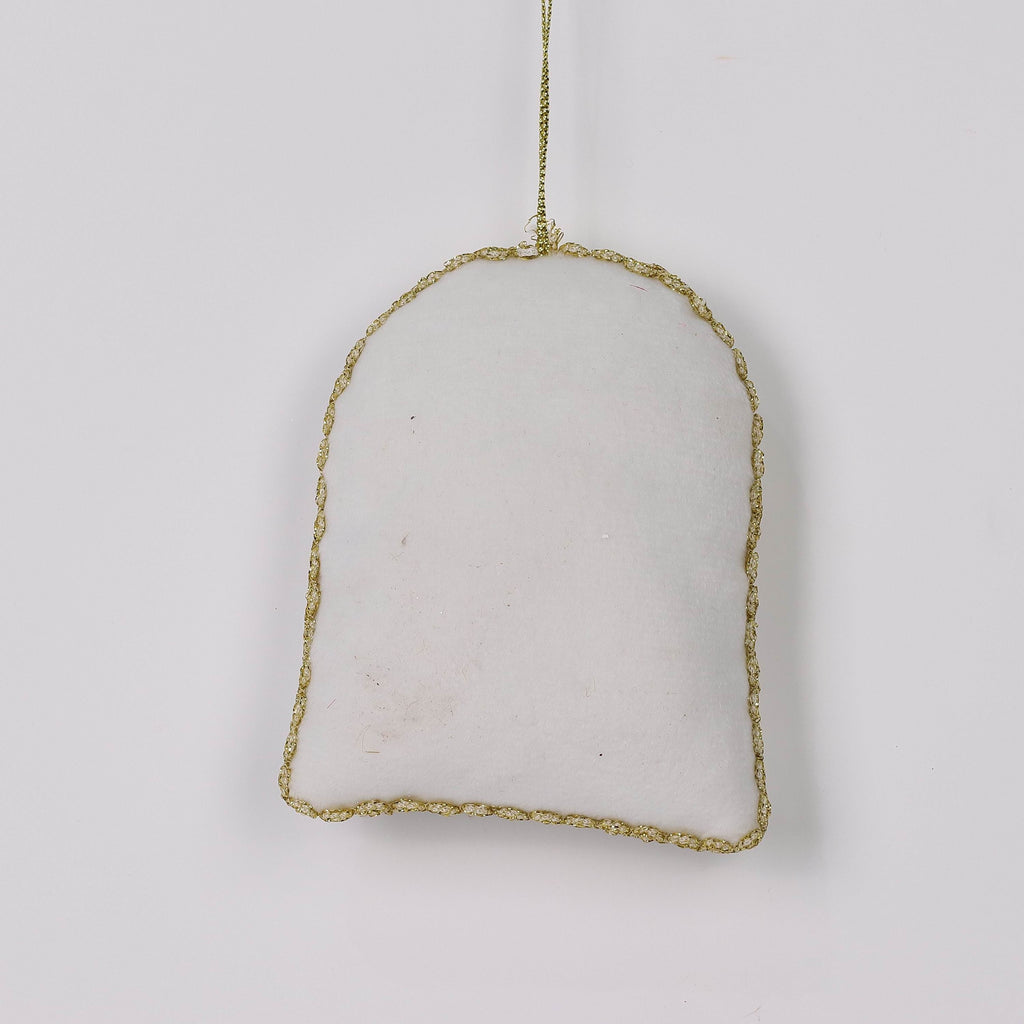 "Holly Jolly Vibes" ornament