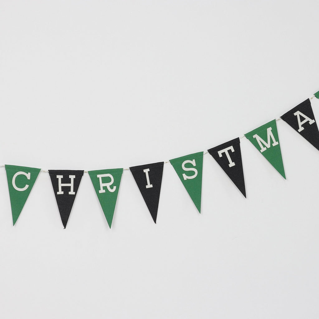 "Merry Christmas" Felt textured garland