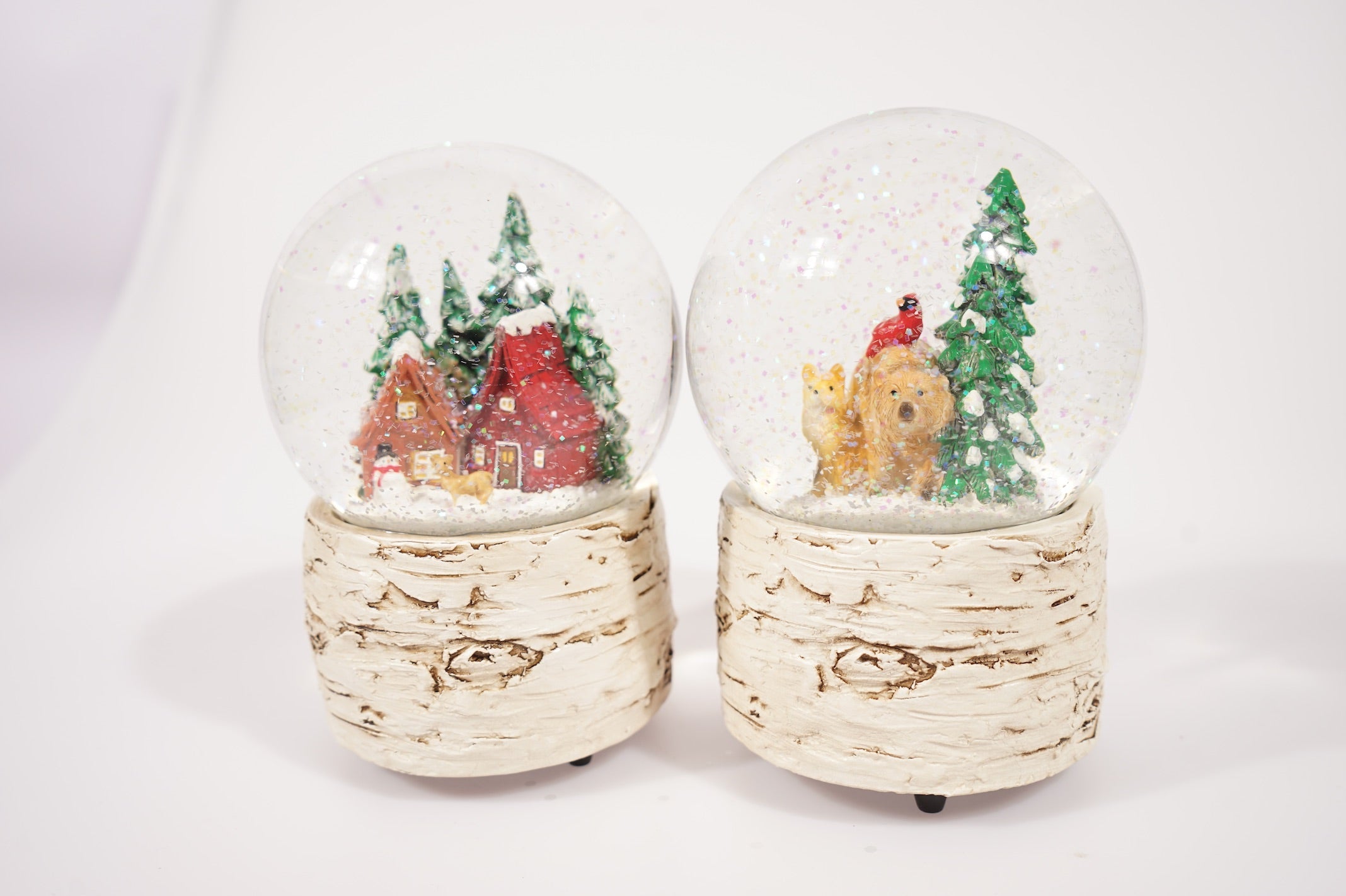 Musical Music Globes - Birch Base
