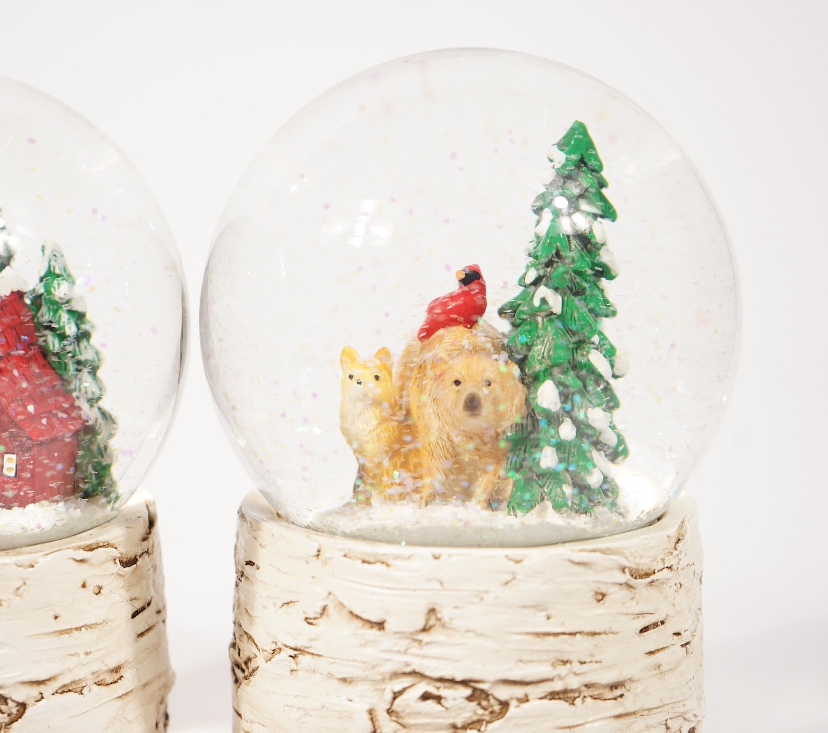 Musical Music Globes - Birch Base