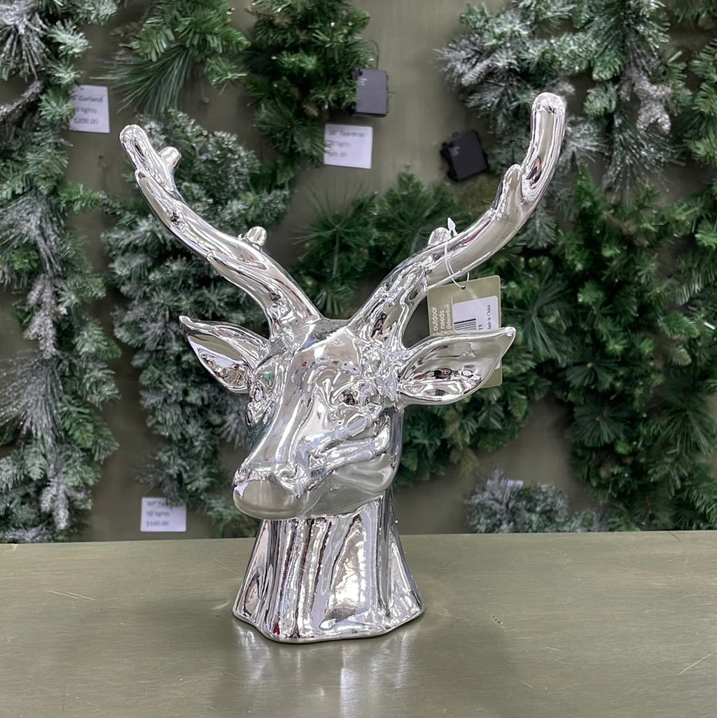 10.5" Ceramc Deer Head