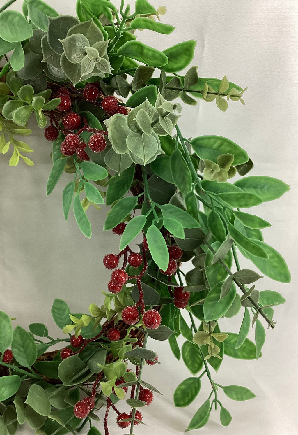 20”dia. Wreath with berries