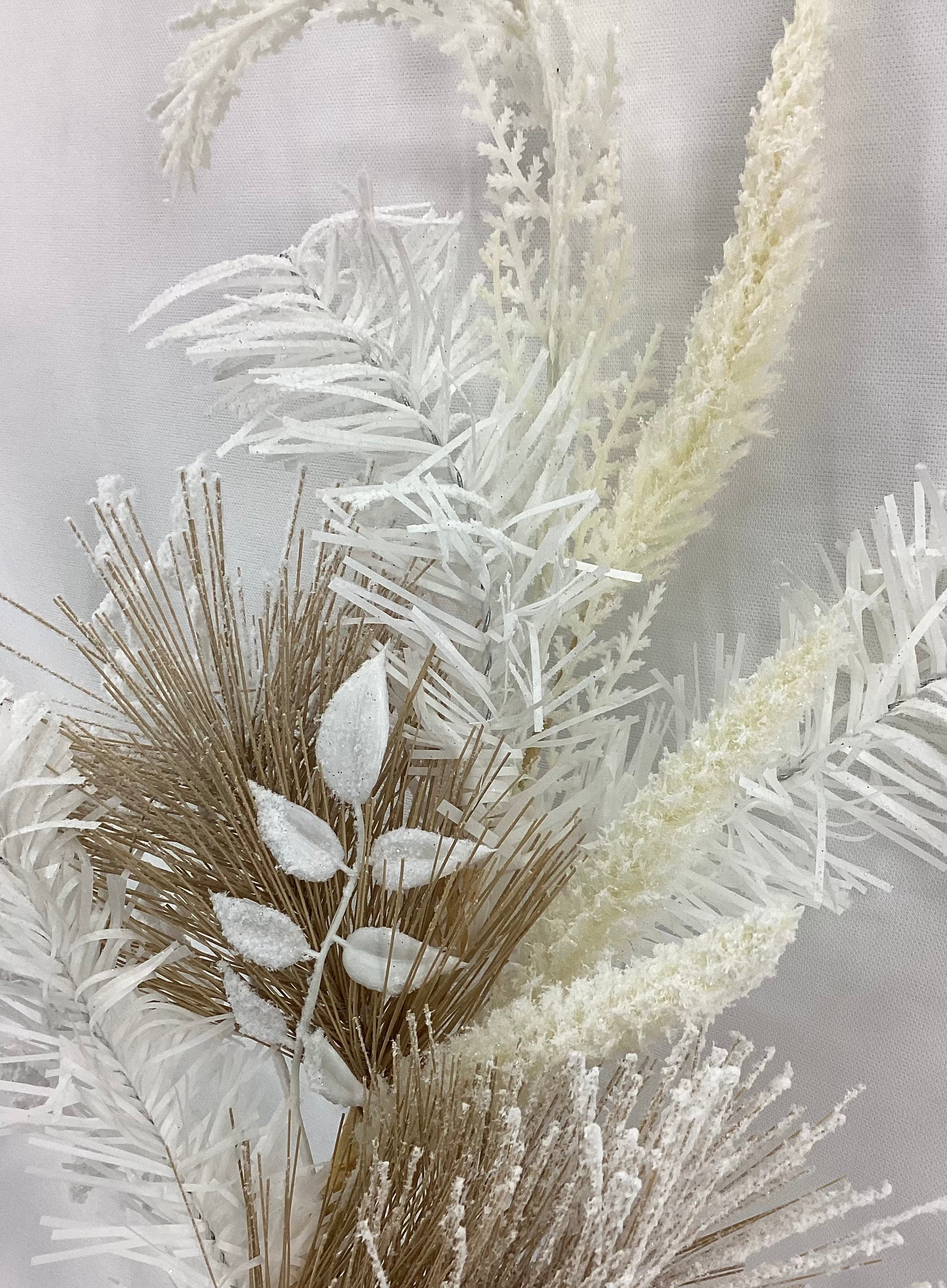 24" Snow Grasses Stem