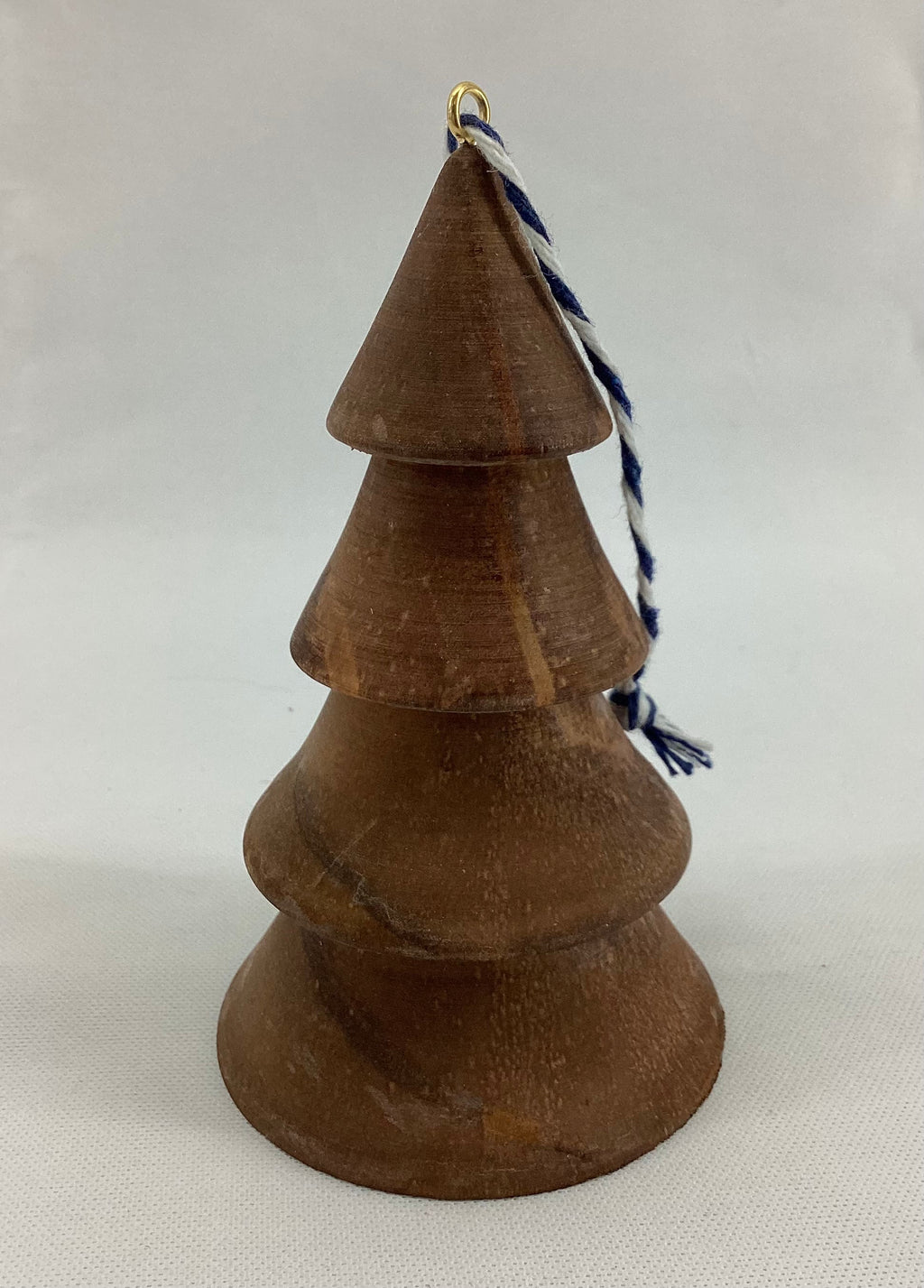 4.5inch Wooden Tree Ornament (Set of 4)