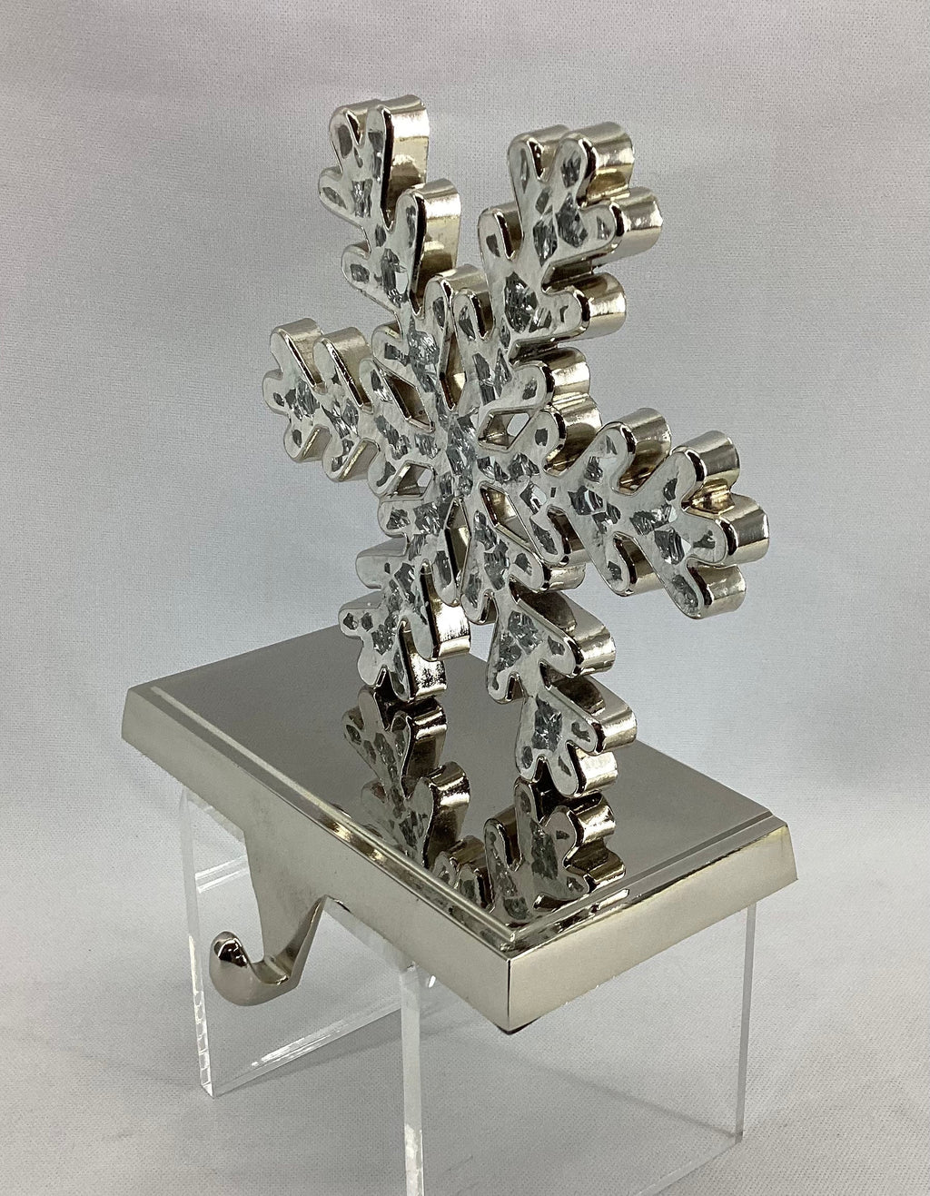 5"X3.5"X6" Snowflake Mosaic Stocking Holder