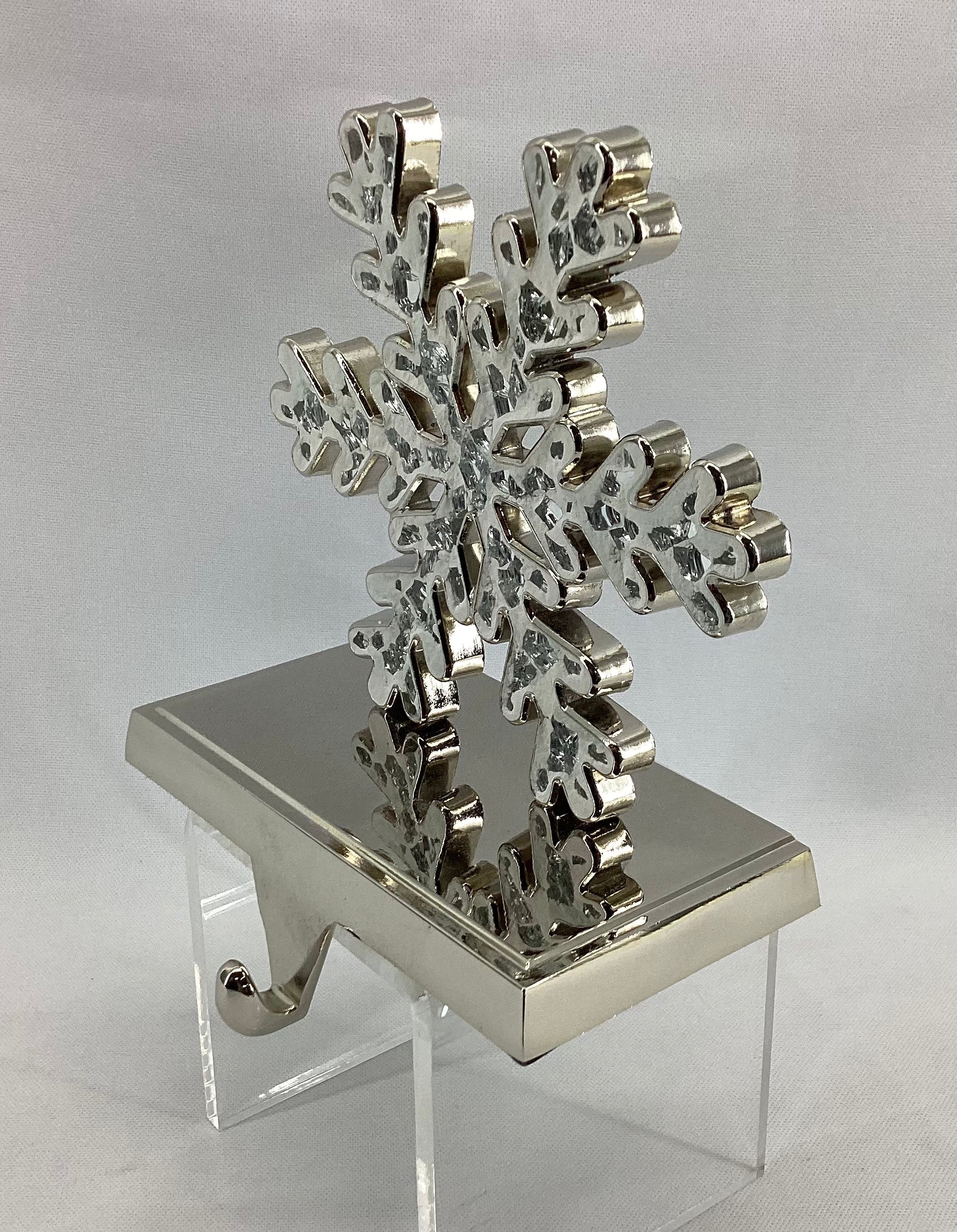 5"X3.5"X6" Snowflake Mosaic Stocking Holder