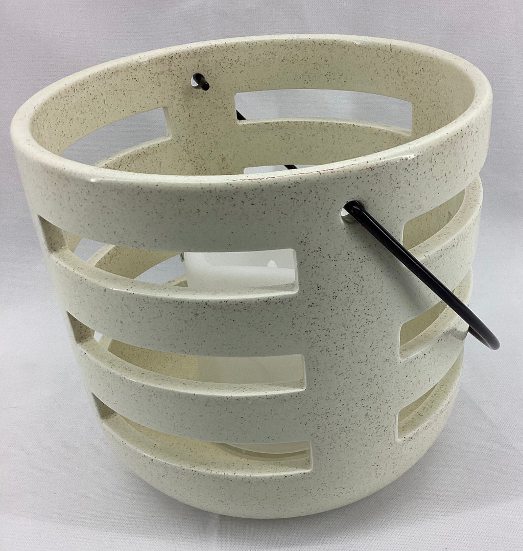 7" Dia.X 6.5" HT. Ceramic Lantern